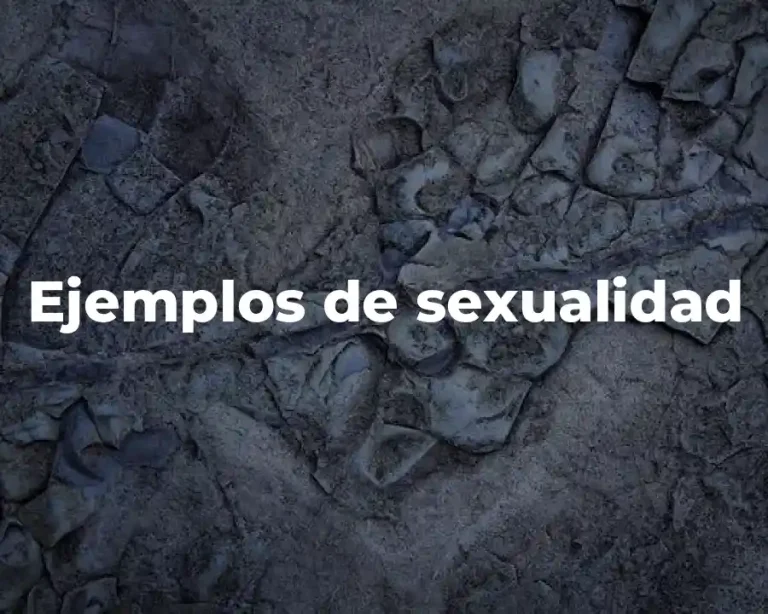Ejemplos de sexualidad