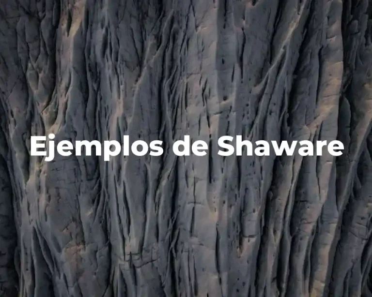 Ejemplos de Shaware