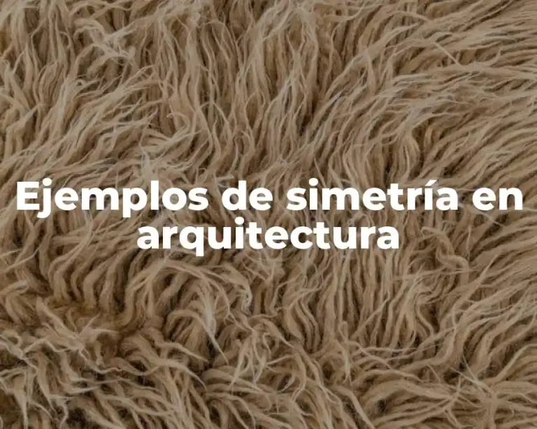 Ejemplos de simetría en arquitectura