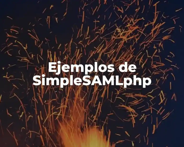 Ejemplos de SimpleSAMLphp