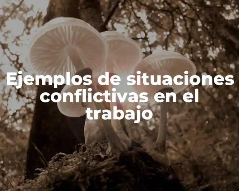 Ejemplos de situaciones conflictivas en el trabajo