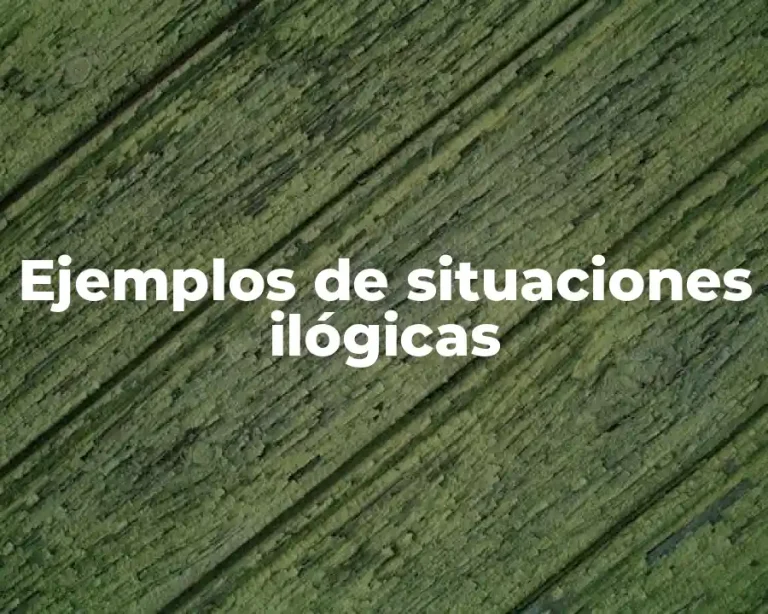 Ejemplos de situaciones ilógicas