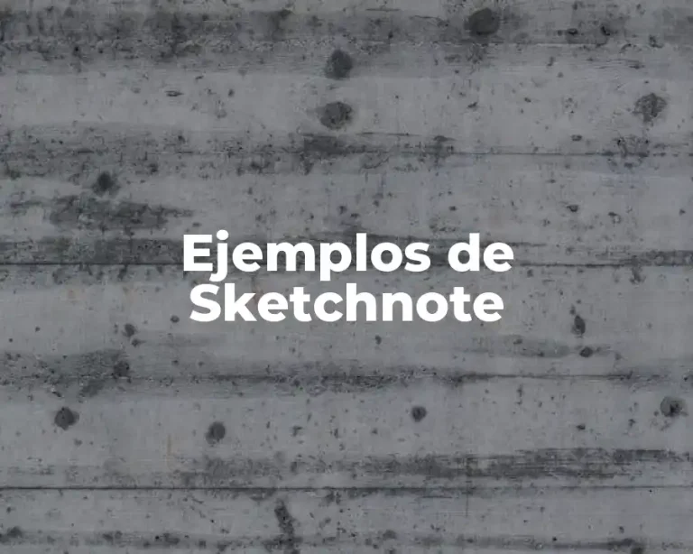 Ejemplos de Sketchnote
