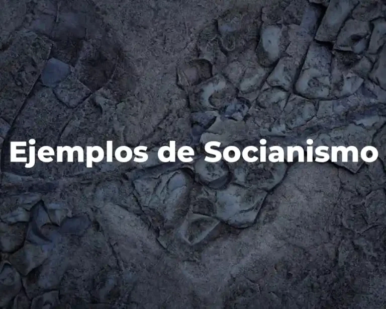 Ejemplos de Socianismo