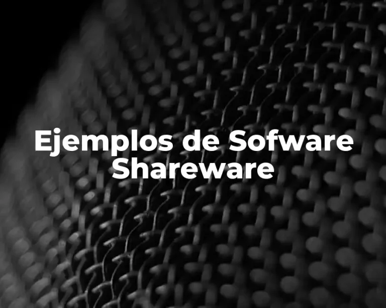 Ejemplos de Sofware Shareware