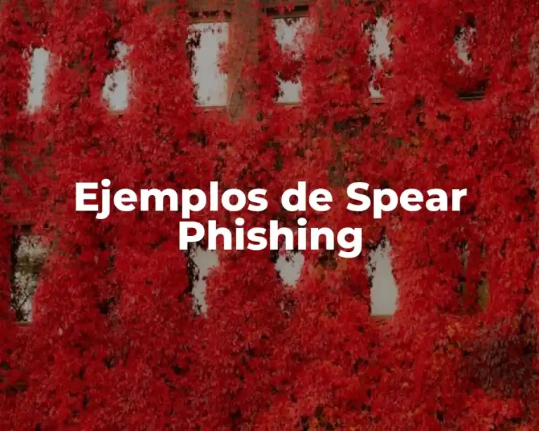 Ejemplos de Spear Phishing