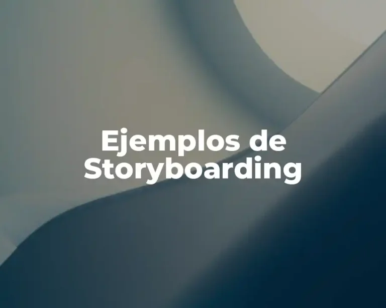 Ejemplos de Storyboarding
