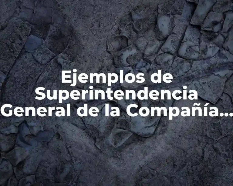 Ejemplos de Superintendencia General de la Compañía (SGC)