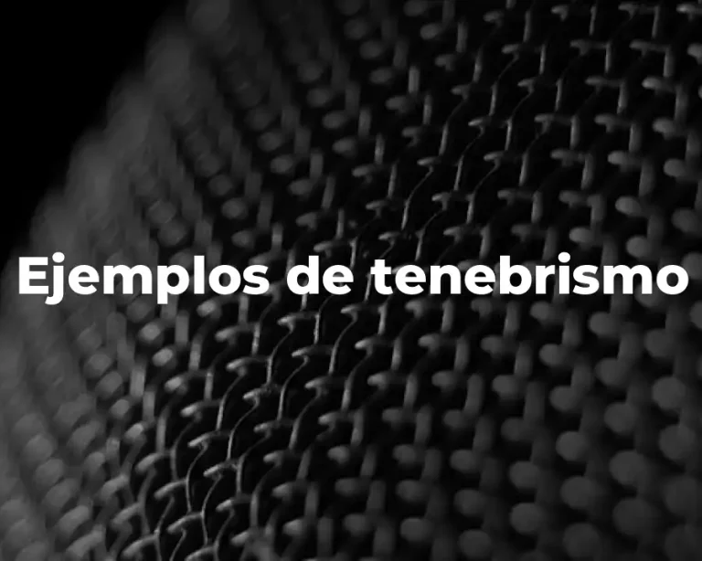 Ejemplos de tenebrismo