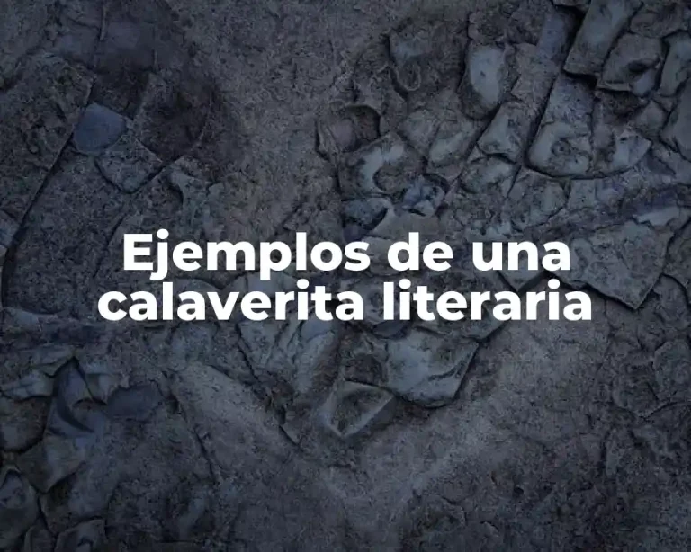 Ejemplos de una calaverita literaria