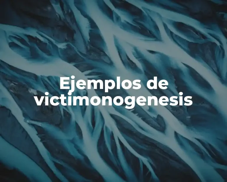 Ejemplos de victimonogenesis