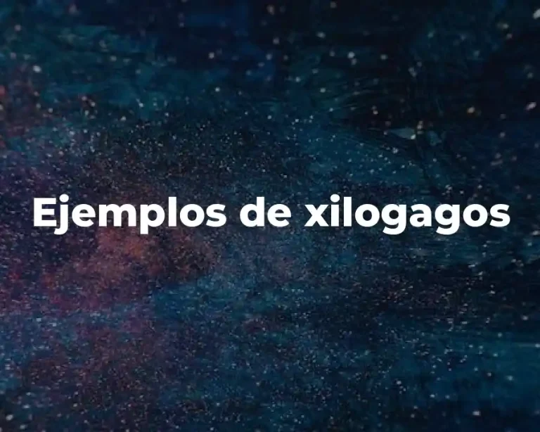 Ejemplos de xilogagos