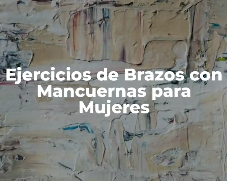 Ejercicios de Brazos con Mancuernas para Mujeres