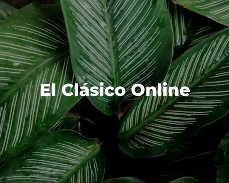 El Clásico Online