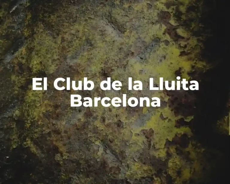 El Club de la Lluita Barcelona