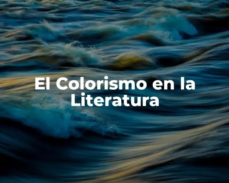 El Colorismo en la Literatura