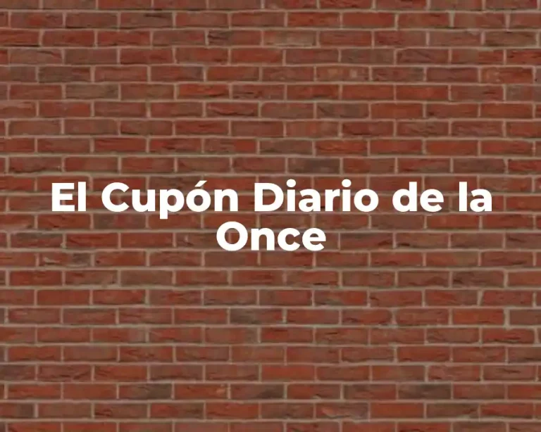 El Cupón Diario de la Once