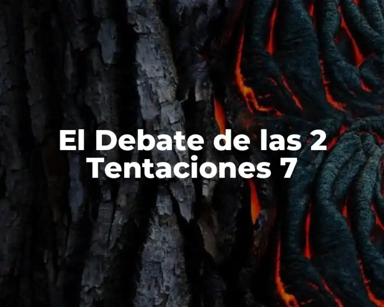El Debate de las 2 Tentaciones 7