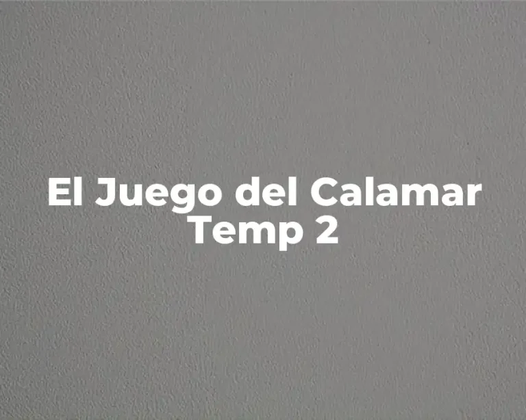 El Juego del Calamar Temp 2