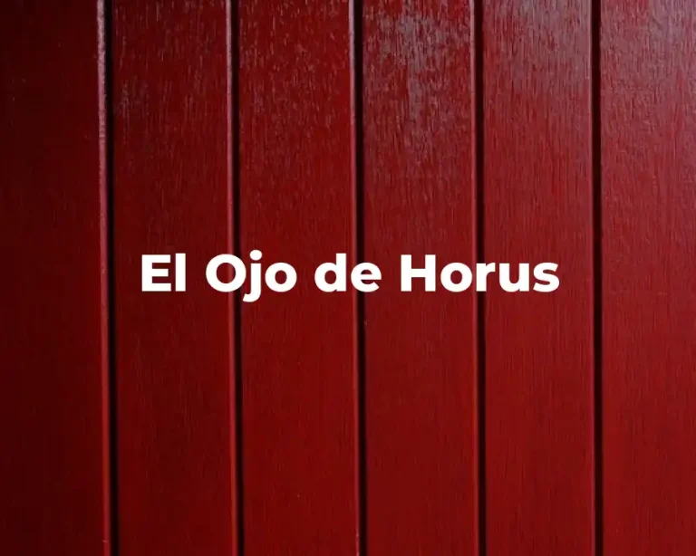 El Ojo de Horus