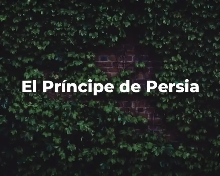 El Príncipe de Persia