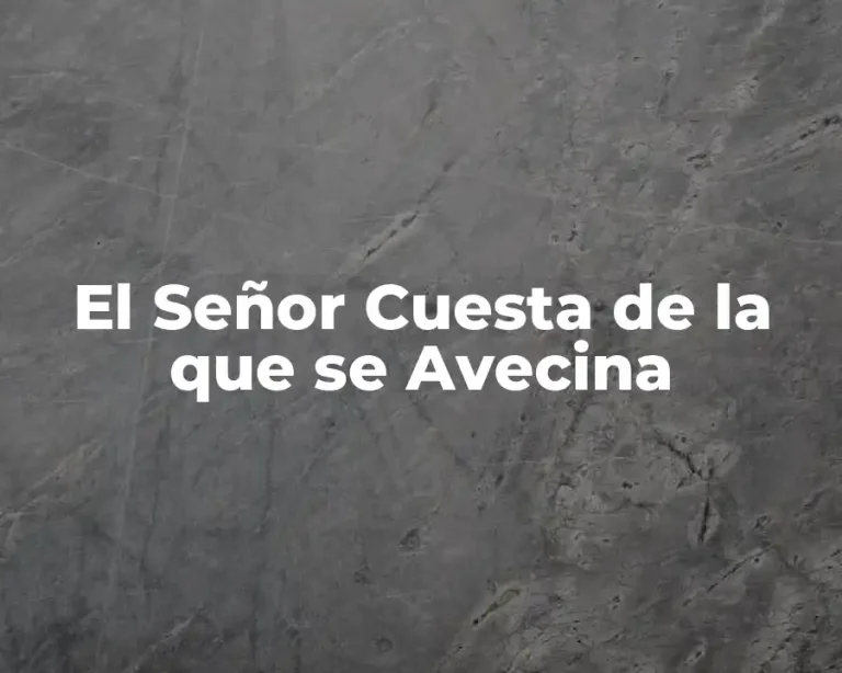 El Señor Cuesta de la que se Avecina