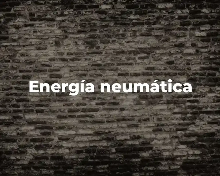 Energía neumática
