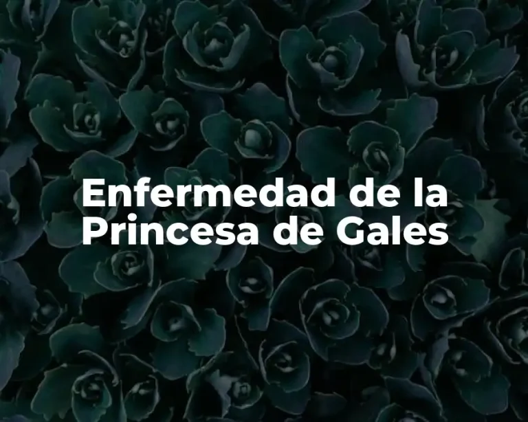 Enfermedad de la Princesa de Gales