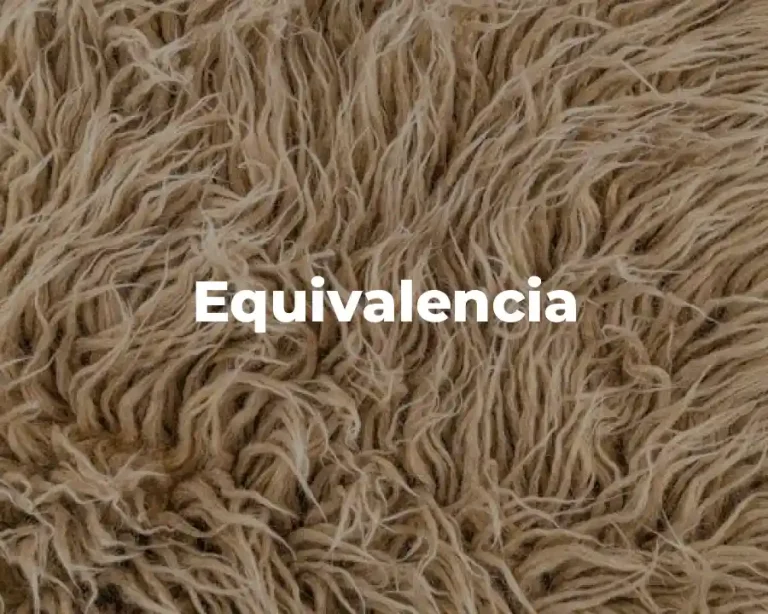 Equivalencia