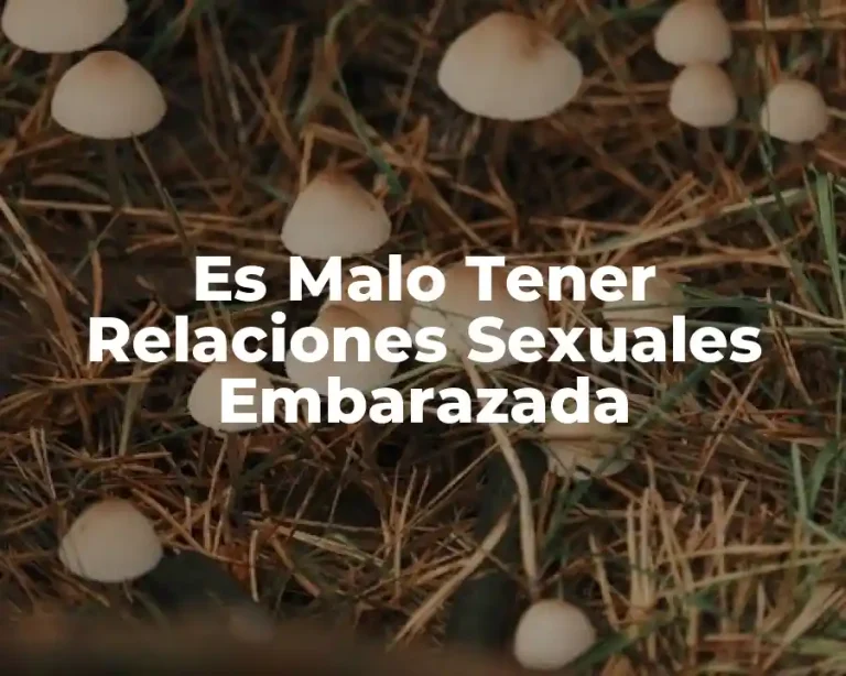 Es Malo Tener Relaciones Sexuales Embarazada