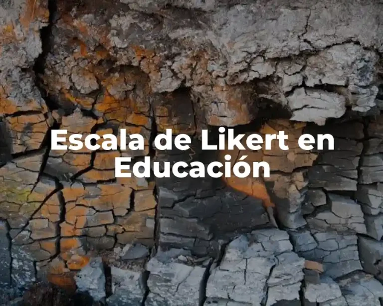 Escala de Likert en Educación