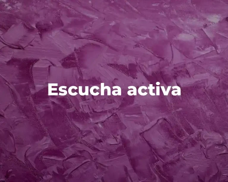 Escucha activa