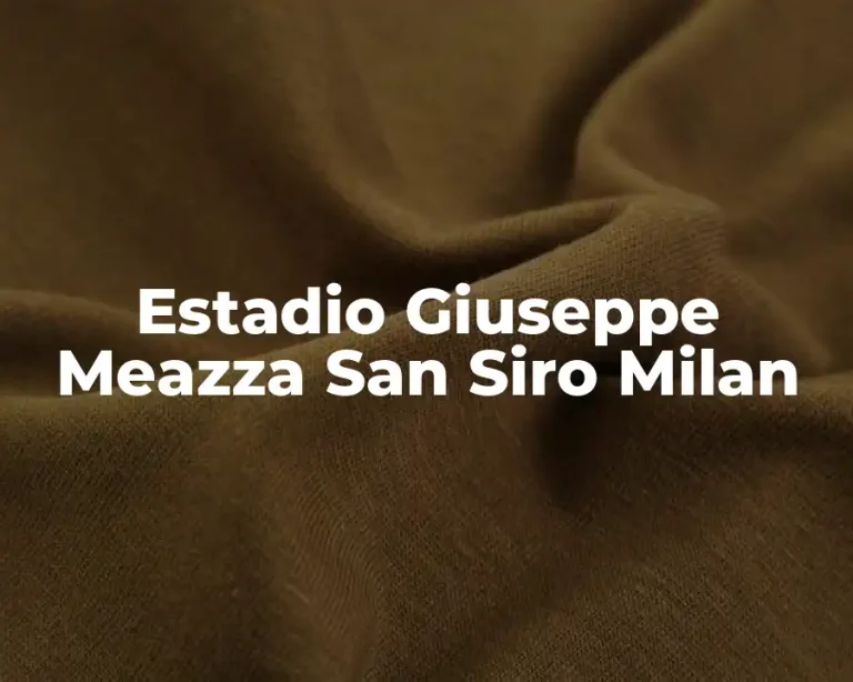 Estadio Giuseppe Meazza San Siro Milan
