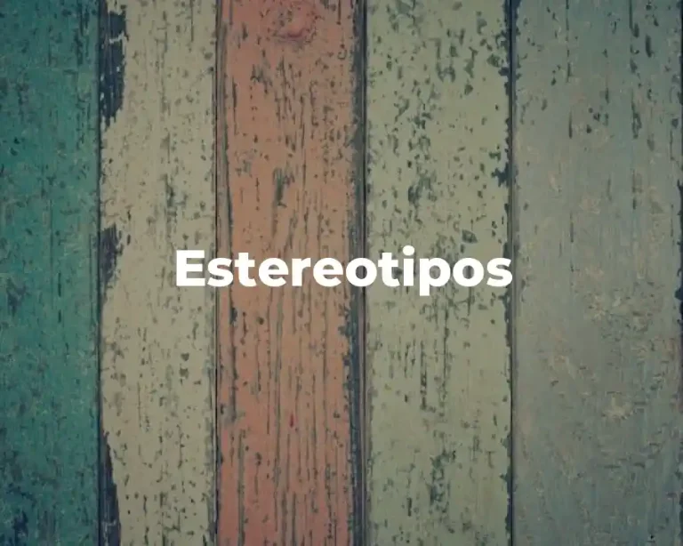 Estereotipos