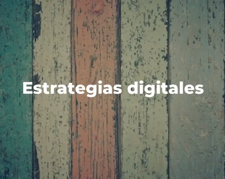 Estrategias digitales