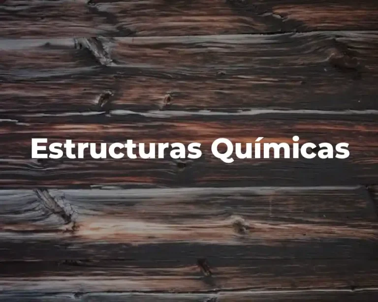 Estructuras Químicas