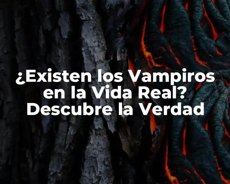 ¿Existen los Vampiros en la Vida Real? Descubre la Verdad