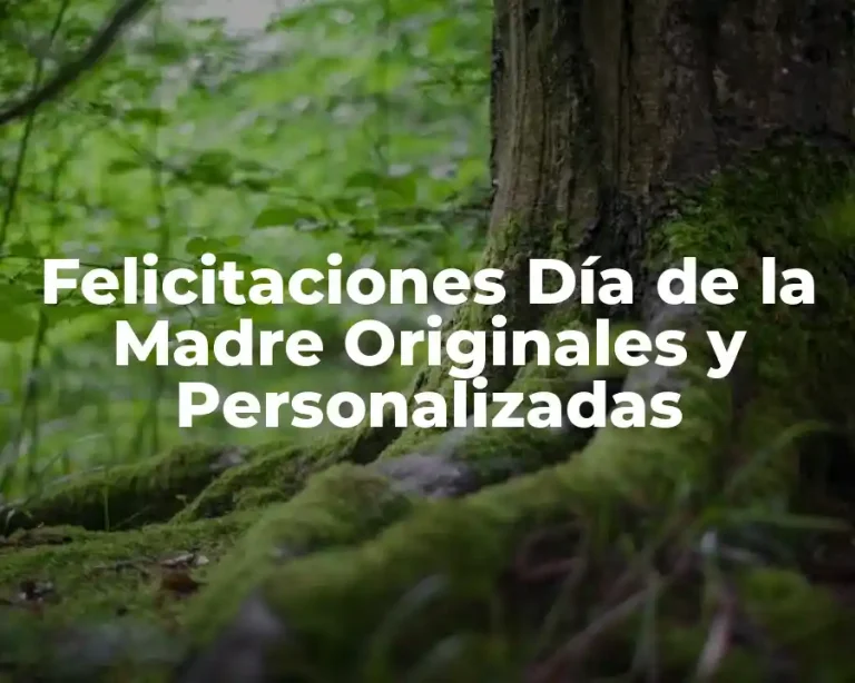 Felicitaciones Día de la Madre Originales y Personalizadas