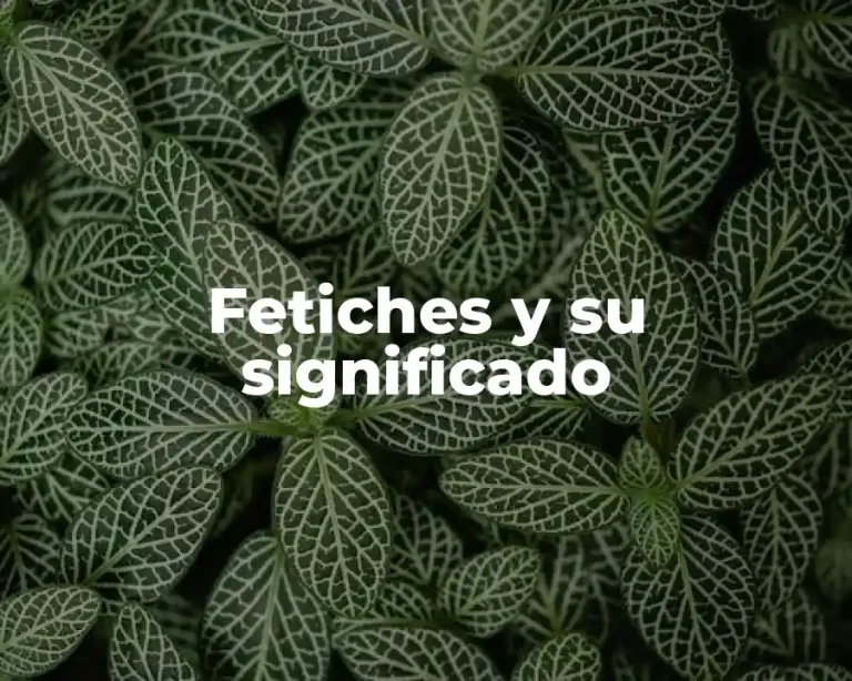 Fetiches y su significado