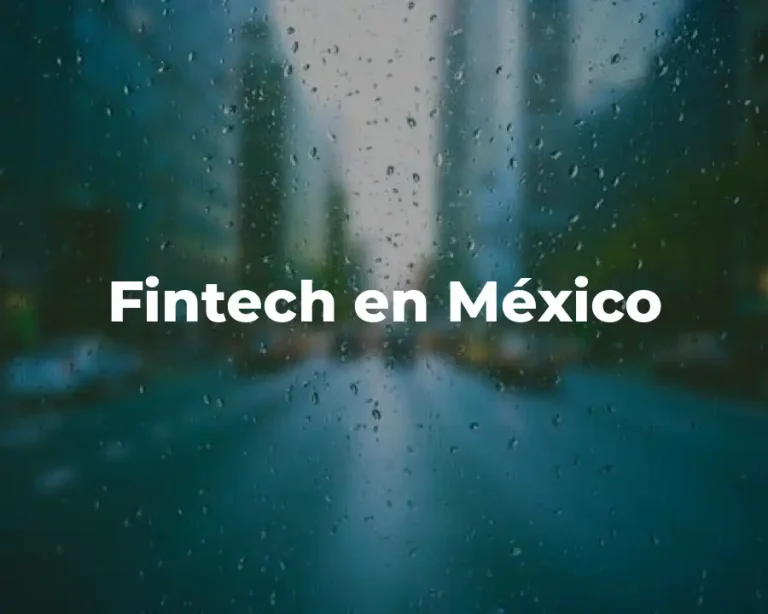 Fintech en México