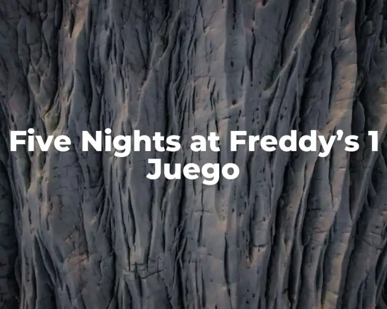 Five Nights at Freddy’s 1 Juego