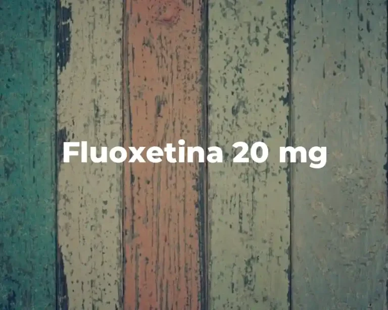 Fluoxetina 20 mg