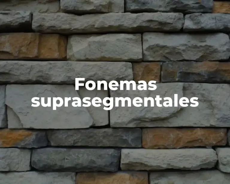 Fonemas suprasegmentales