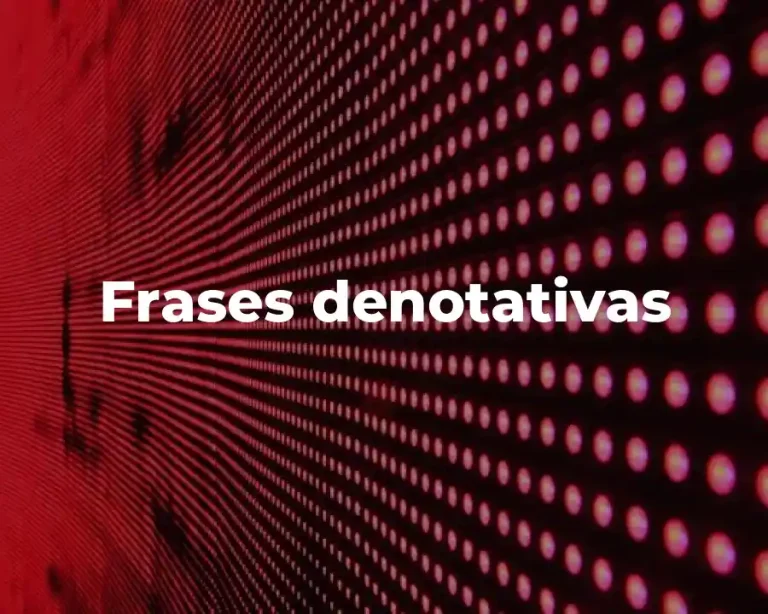 Frases denotativas