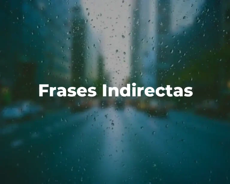 Frases Indirectas