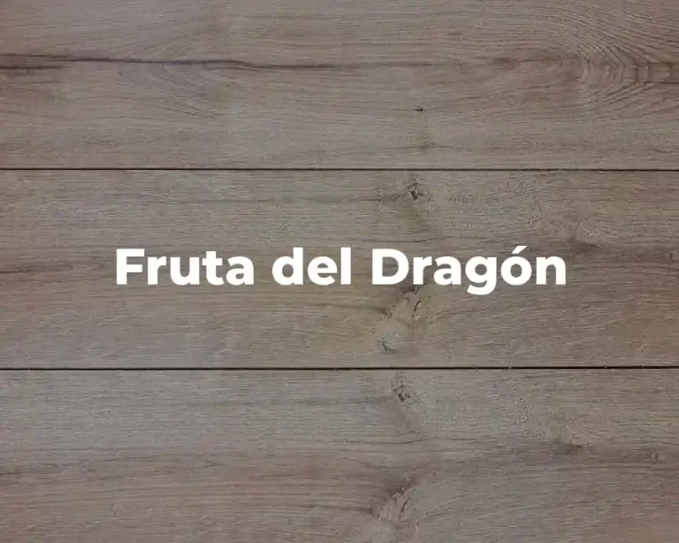 Fruta del Dragón