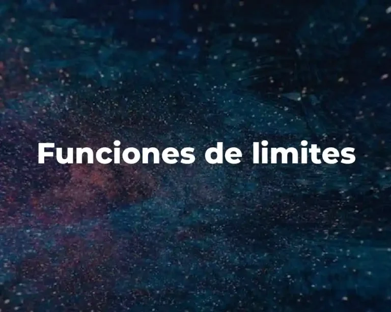 Funciones de limites