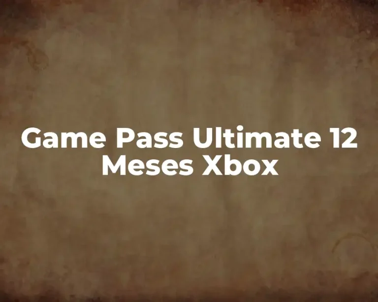 Game Pass Ultimate 12 Meses Xbox