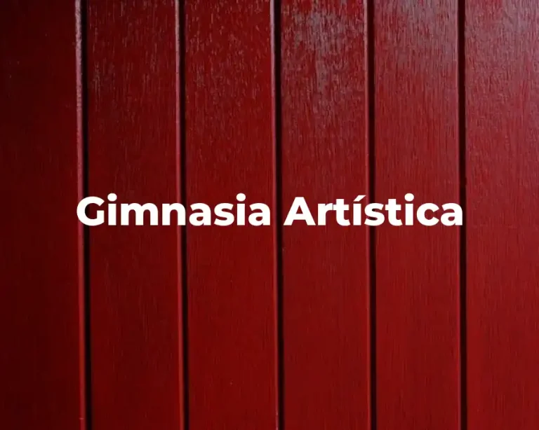 Gimnasia Artística