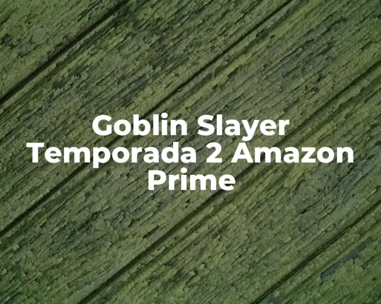 Goblin Slayer Temporada 2 Amazon Prime